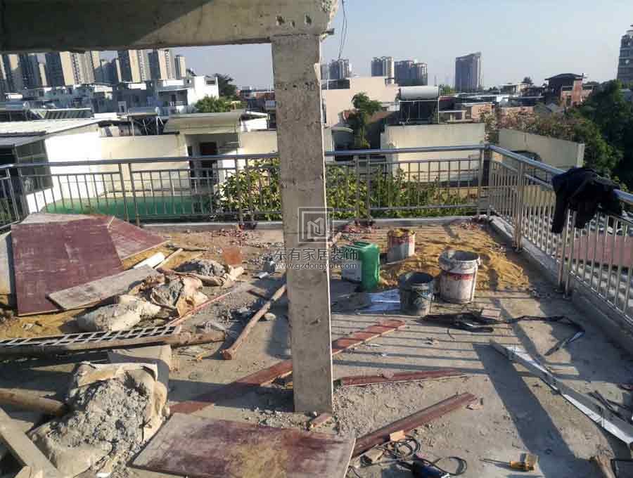 南沙濱海花園不銹鋼雨棚、護欄，鋁合金門窗等項目實拍